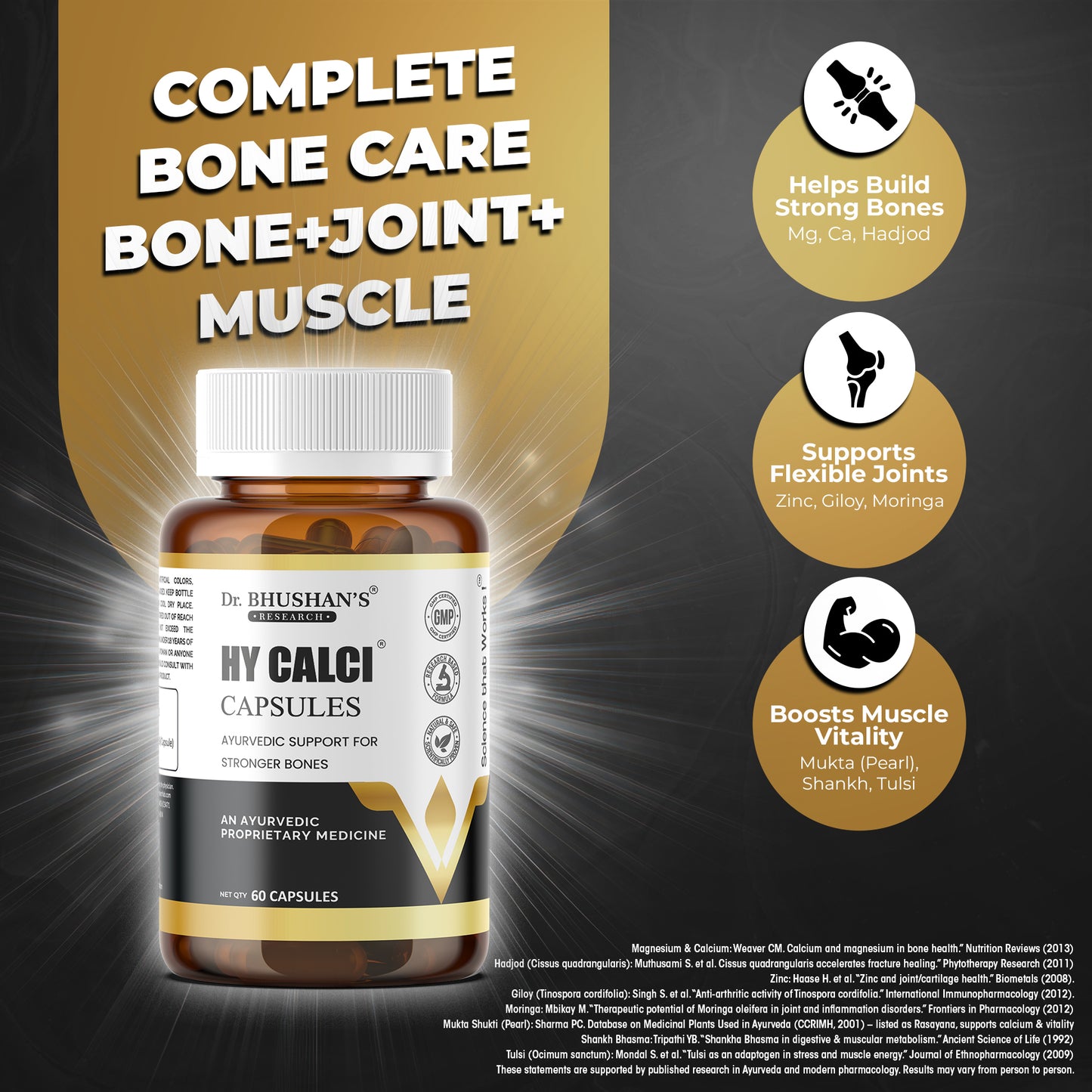 Hycalci Capsules for Strong Bones - 60 Capsules
