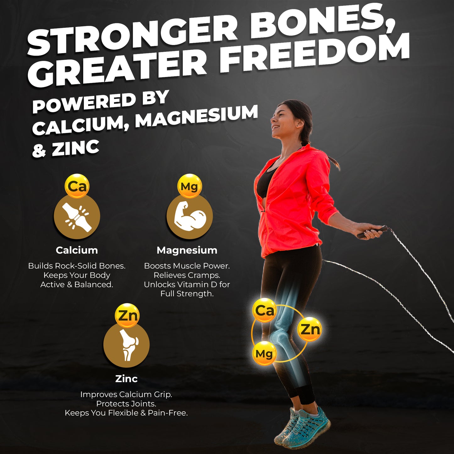 Hycalci Capsules for Strong Bones - 60 Capsules