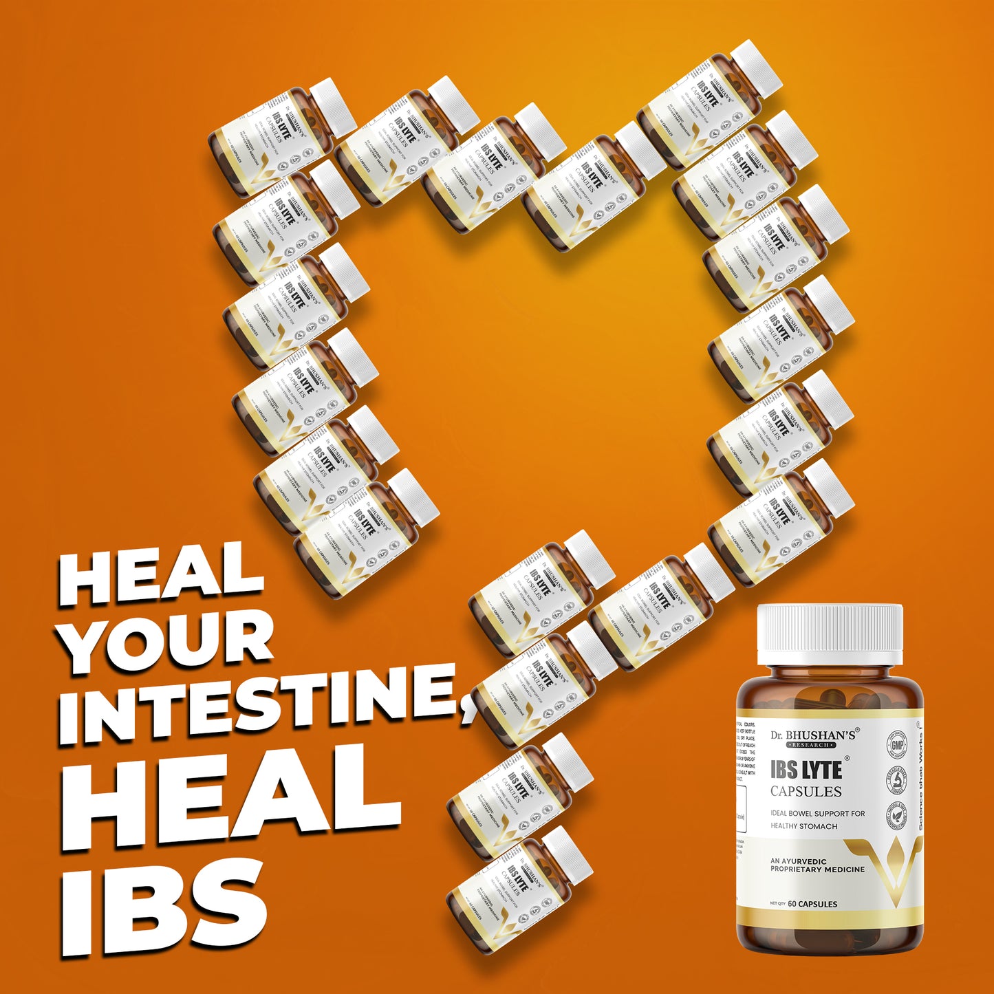 IBS Lyte Capsules for Strong Gut - 60 Capsules