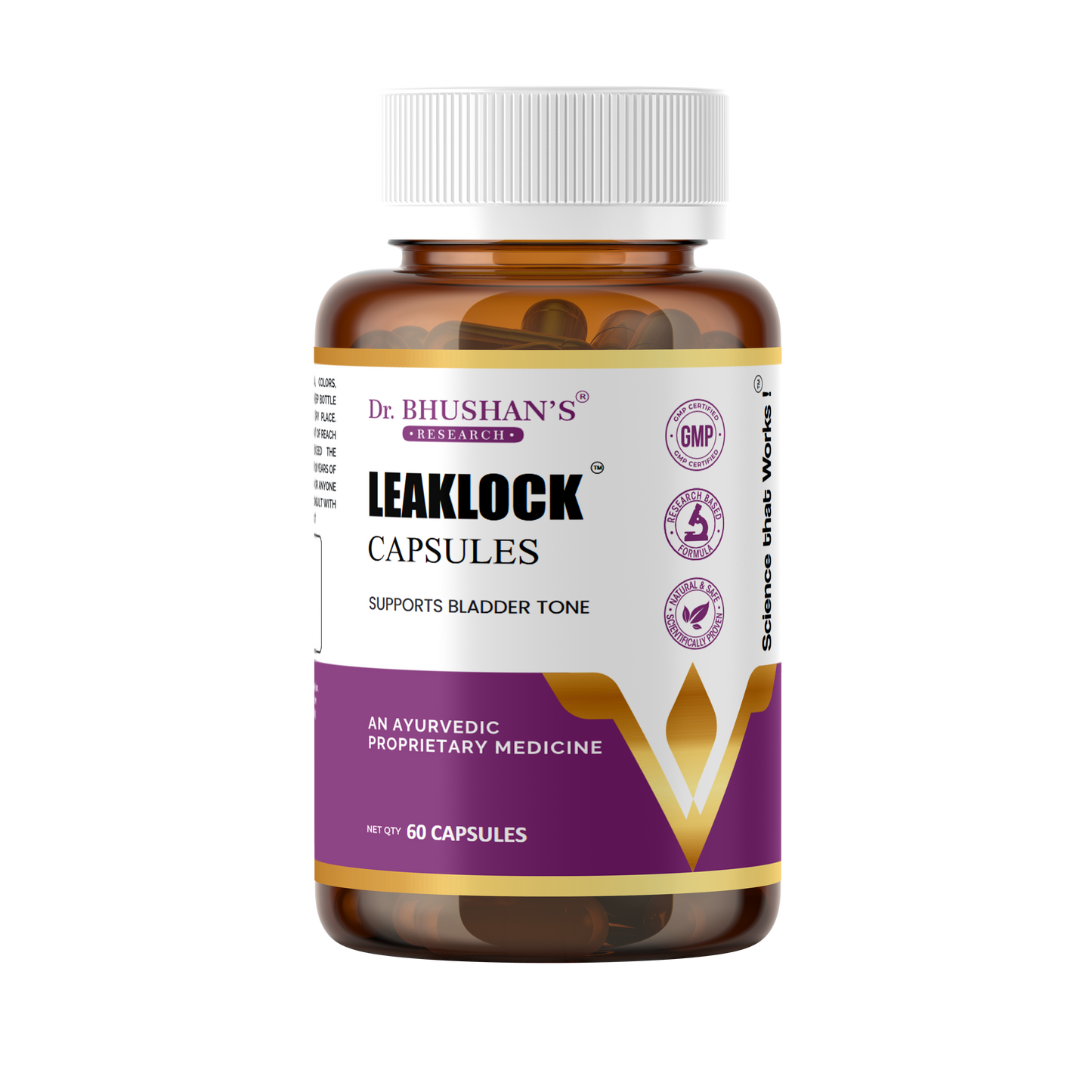 Leaklock Capsules for Bladder Control - 60 Capsules
