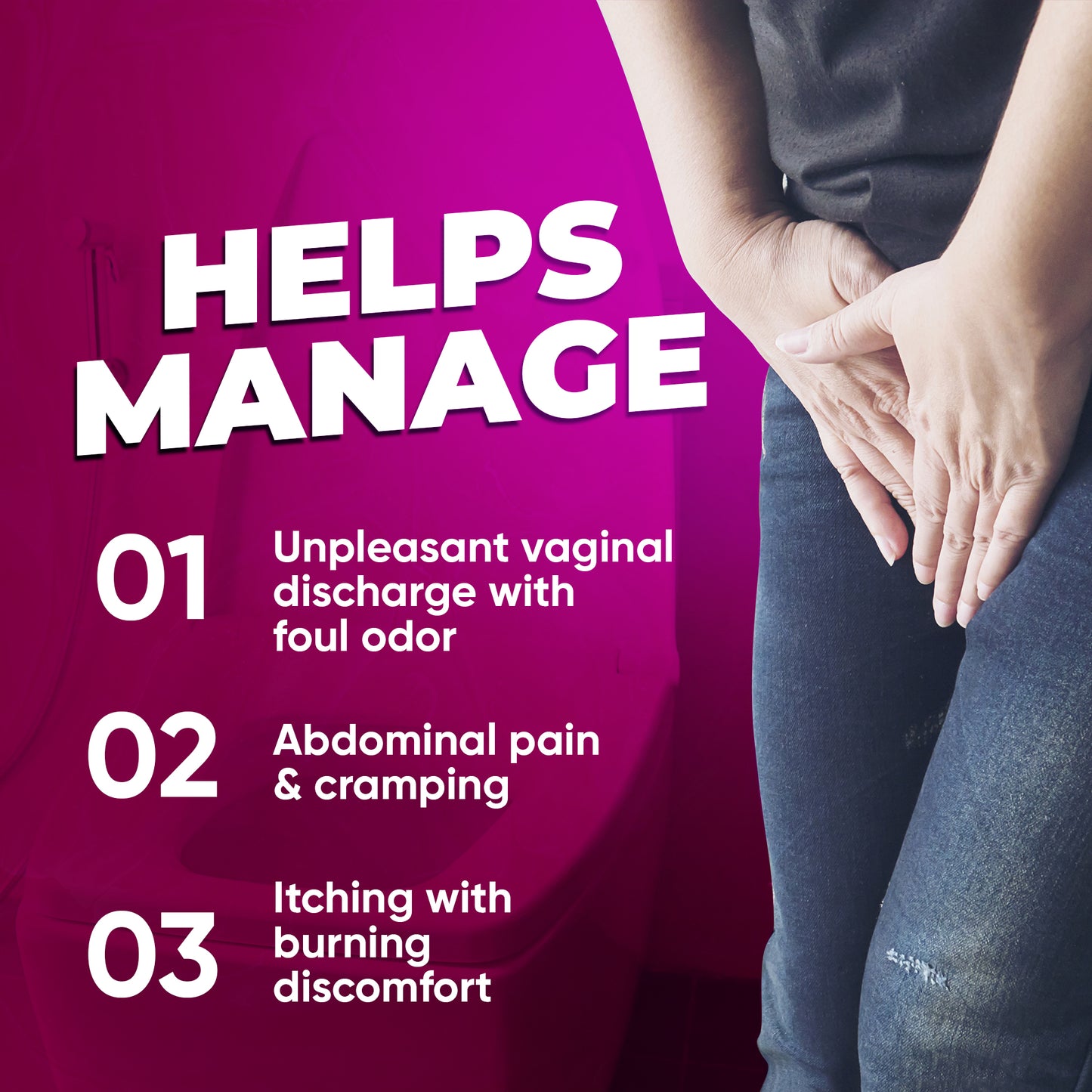 Likoria Off Capsules for Leucorrhoea - 60 Capsules