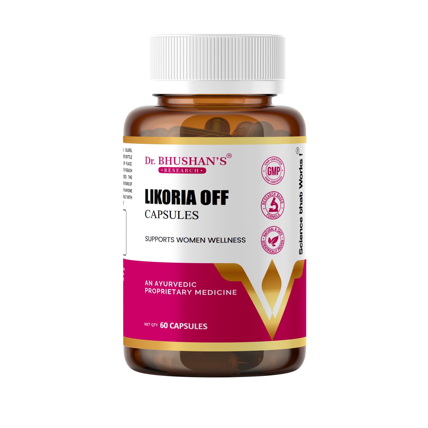 Likoria Off Capsules for Leucorrhoea - 60 Capsules