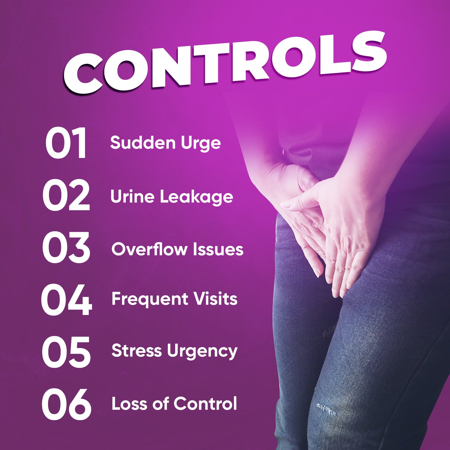 Leaklock Capsules for Bladder Control - 60 Capsules