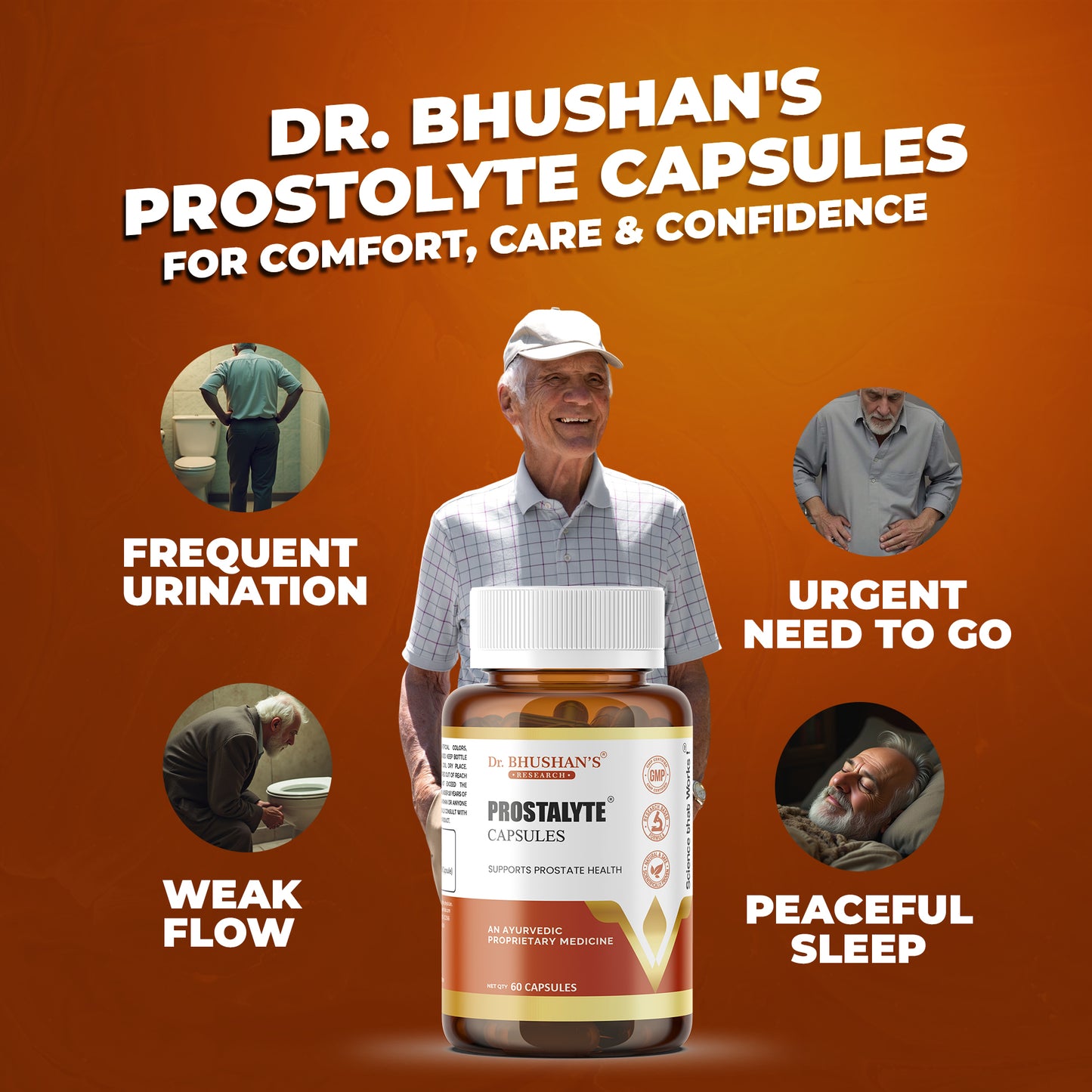 Prostalyte Capsules for Prostate - 60 Capsules