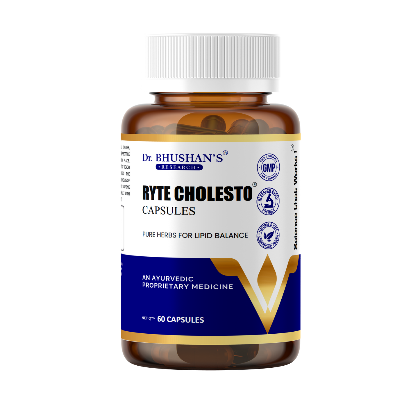 Ryte Cholesto Capsules for Cholesterol Control - 60 Capsules
