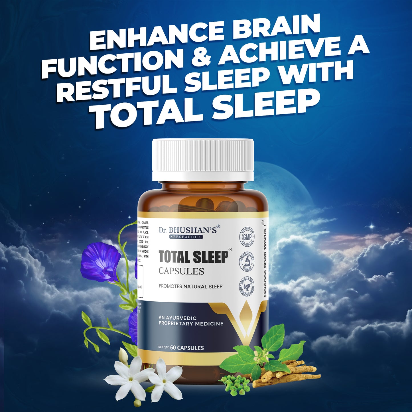 Total Sleep Capsules for Insomnia - 60 Capsules