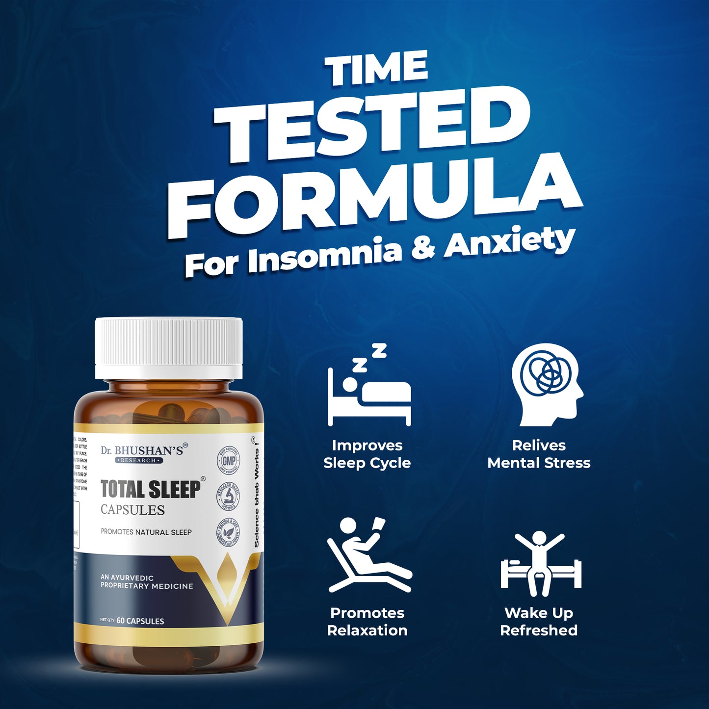 Total Sleep Capsules for Insomnia - 60 Capsules