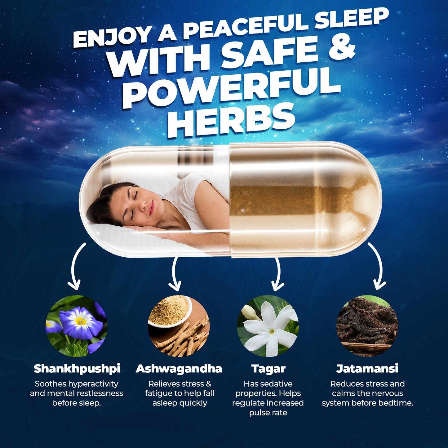 Total Sleep Capsules for Insomnia - 60 Capsules