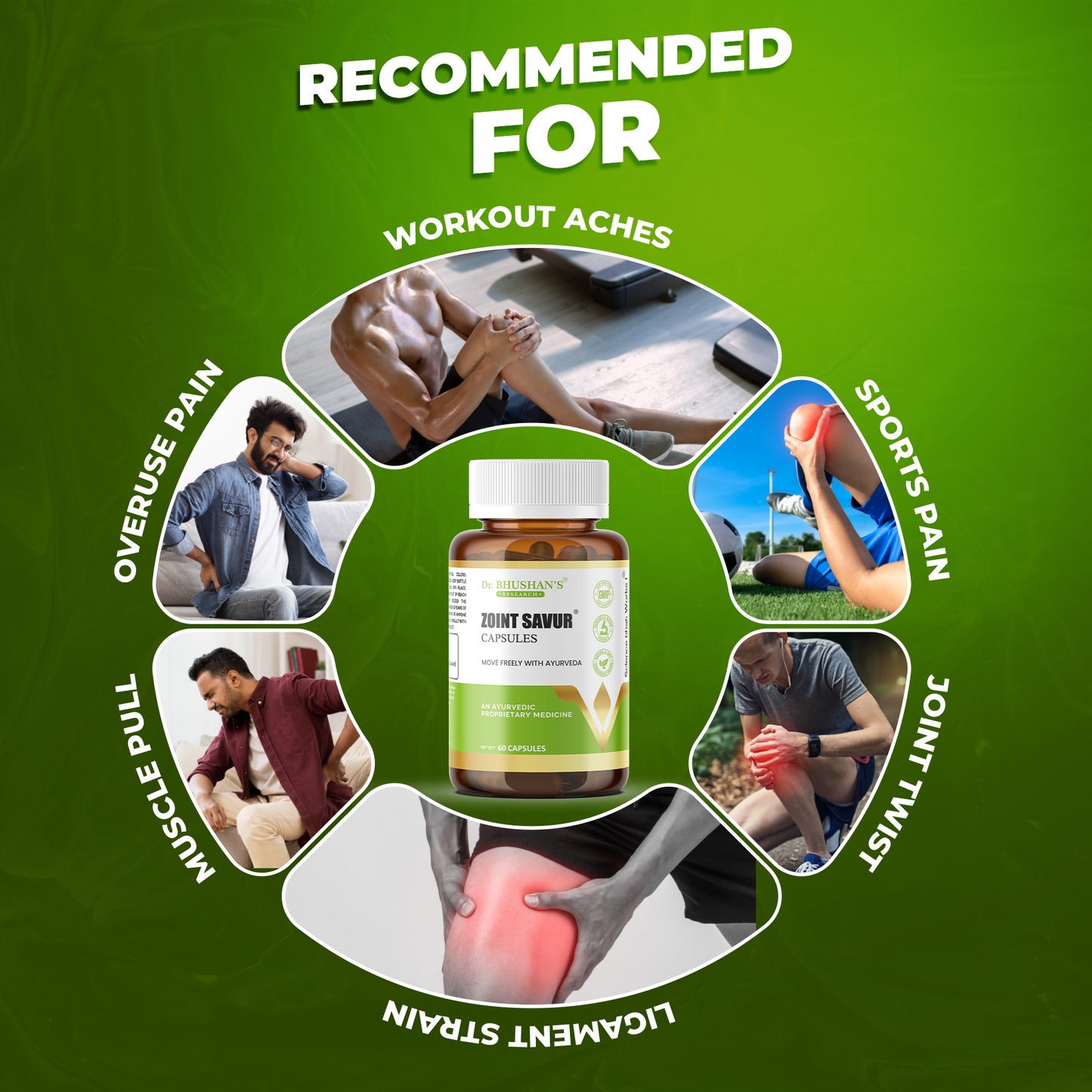 Zoint Savur Capsules for Joint Pain - 60 Capsules
