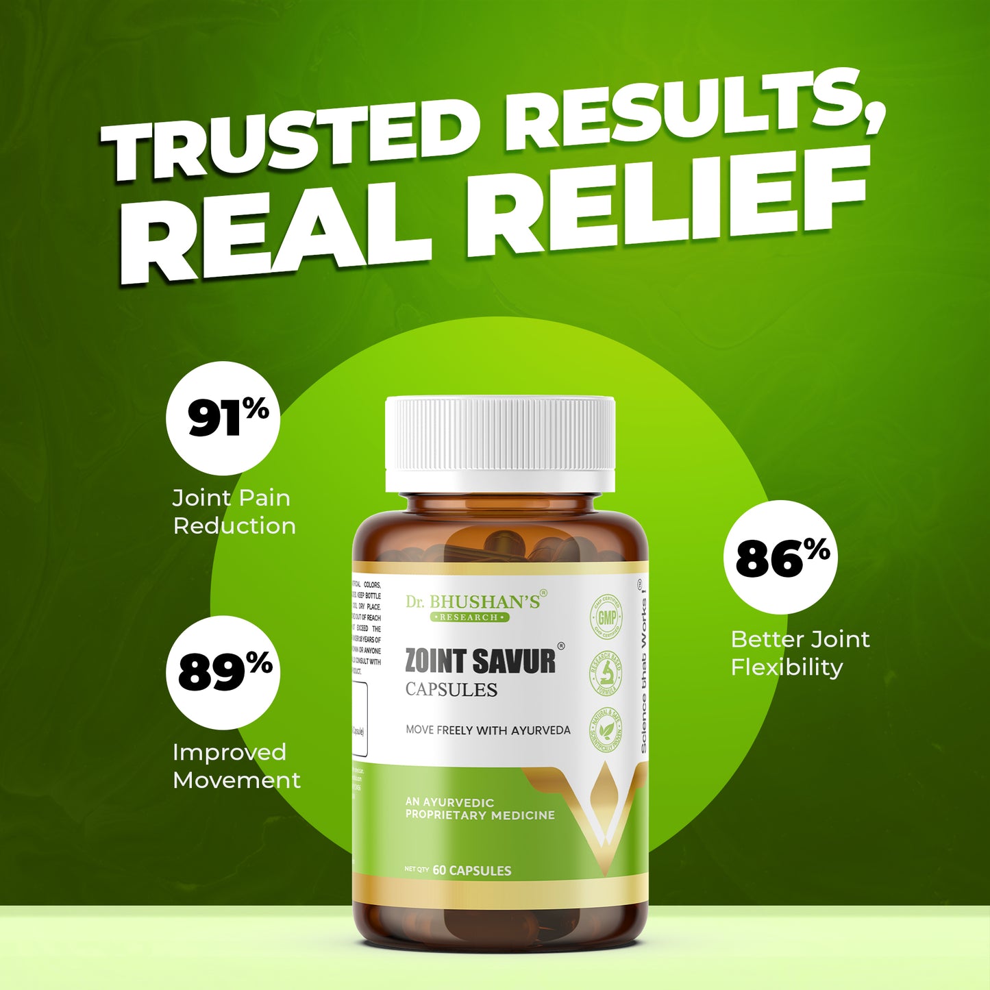 Zoint Savur Capsules for Joint Pain - 60 Capsules