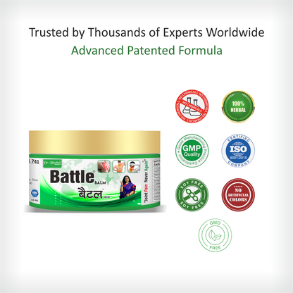 Battle Balm for Joint Pains (Knee Pain, Shoulder Pain, Back Pain) - 55 ML Pack