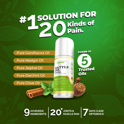 Battle Oil for Joint Pain - 75 ML
