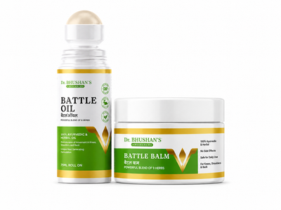 Battle Oil & Battle Balm Combo for Joint Pain