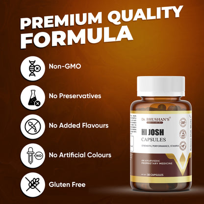 Hi Josh Capsules for Strength & Stamina - 30 Capsules