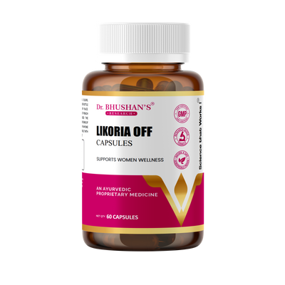 Likoria Off Capsules for Leucorrhoea - 60 Capsules