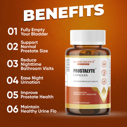 Prostalyte Capsules for Prostate - 60 Capsules