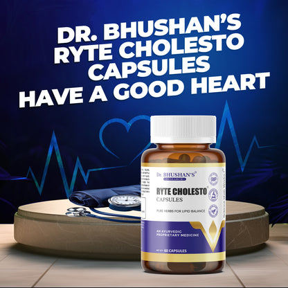 Ryte Cholesto Capsules for Cholesterol Control - 60 Capsules