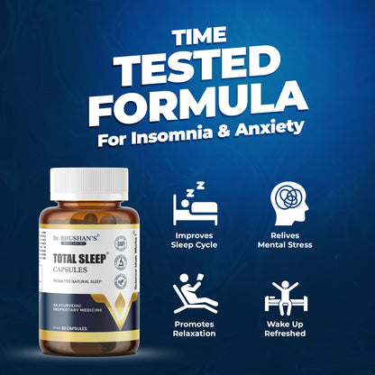 Total Sleep Capsules for Insomnia - 60 Capsules