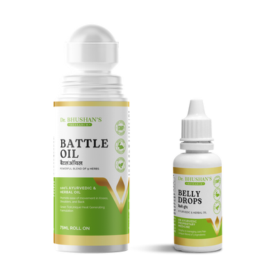 Battle Oil Duo Kit (Battle Oil + Belly Drops) for Joint Pains