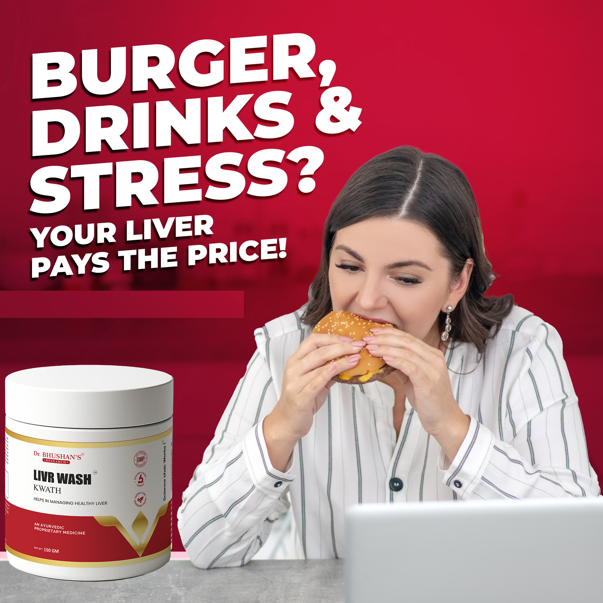 Livr Wash Kwath for Fatty Liver - 150 GM